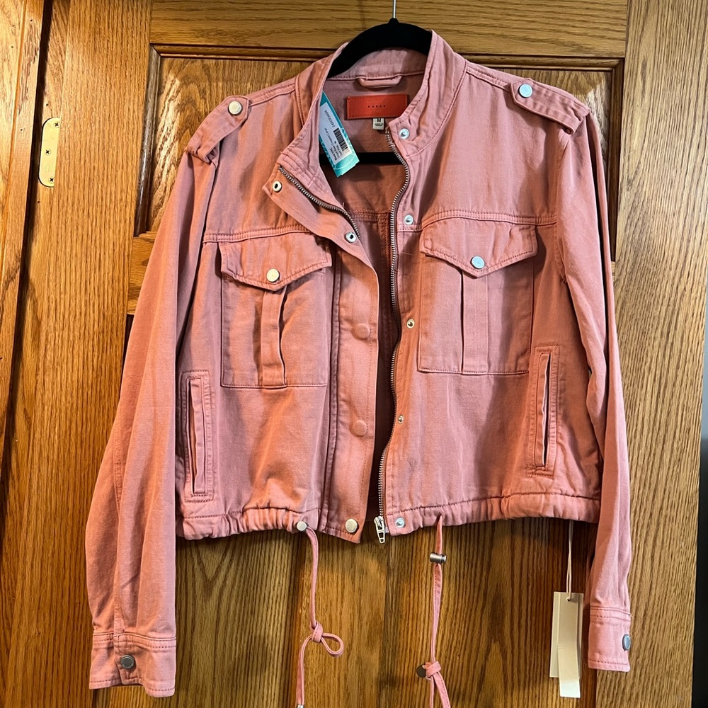 Cropped cargo   Dried rose color medium